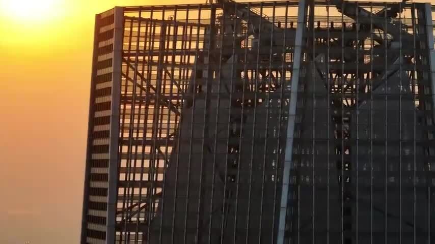 广东省东莞市城市风光航拍