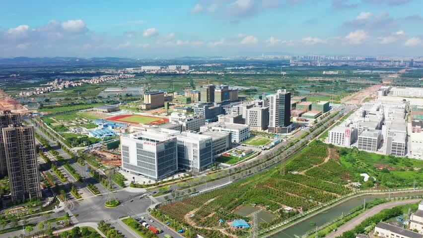 江门高新产业新城大景右环绕