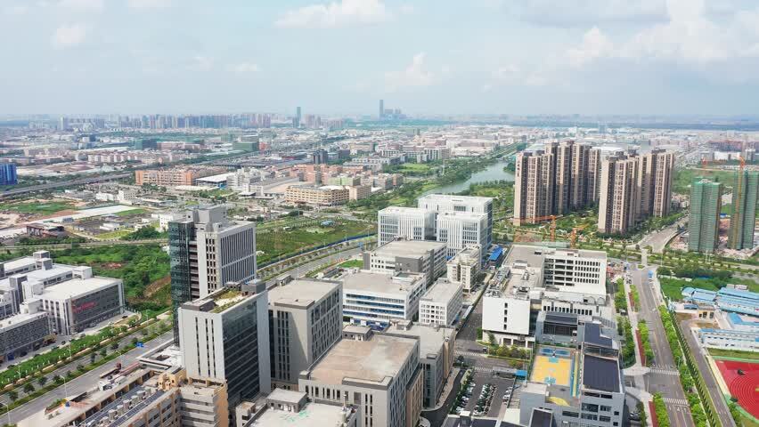 江门高新产业新城中景左环绕