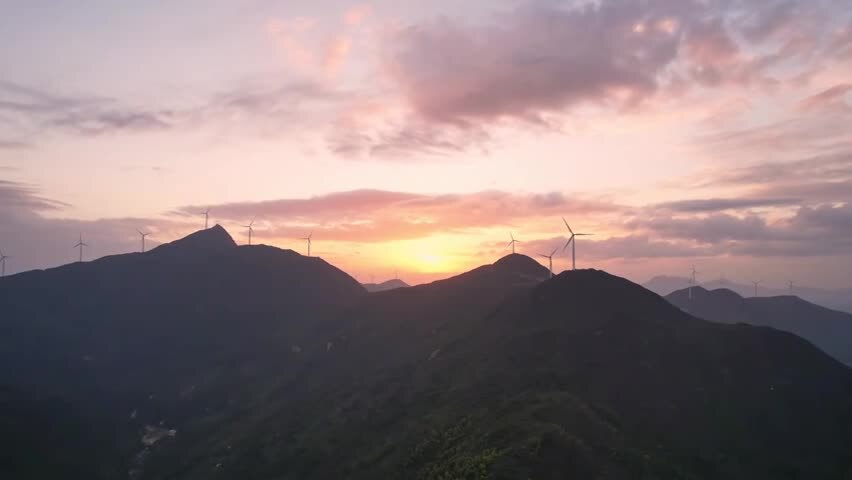 惠州观音山晚霞