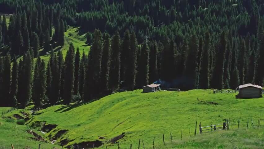 新疆琼库什台牧业村