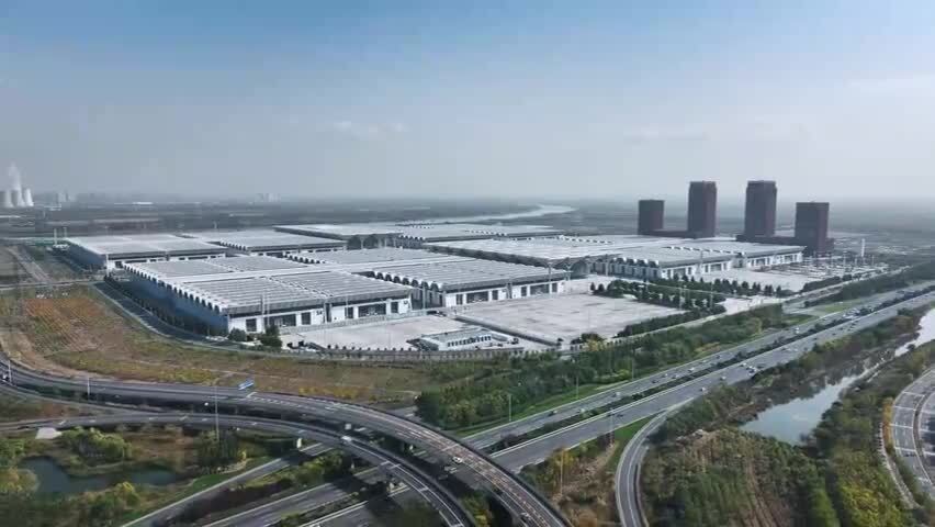 天津国家会展中心航拍