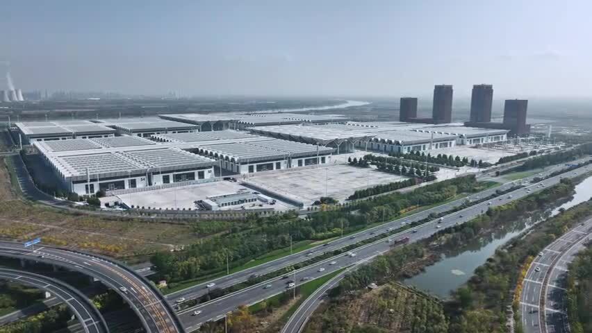 航拍天津国家会展中心