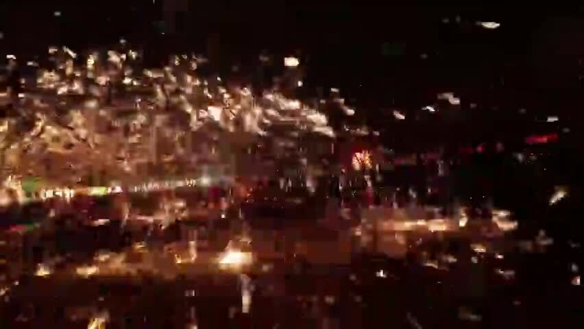 舞龙打铁花民俗表演