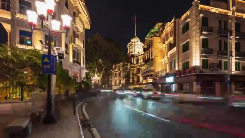 粤海关侧面大范围延时