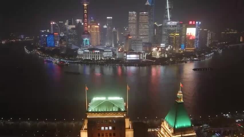 上海外滩陆家嘴地标建筑