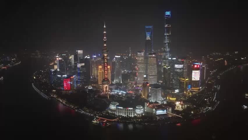 上海外滩陆家嘴地标建筑