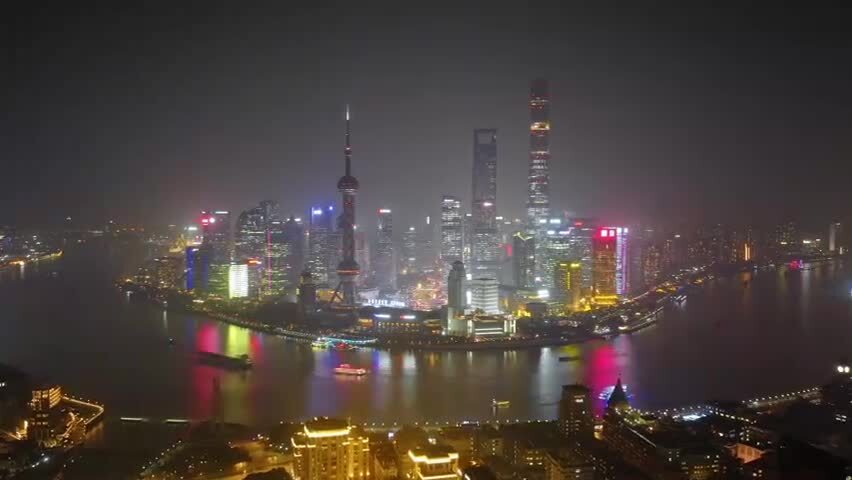 上海外滩陆家嘴地标建筑