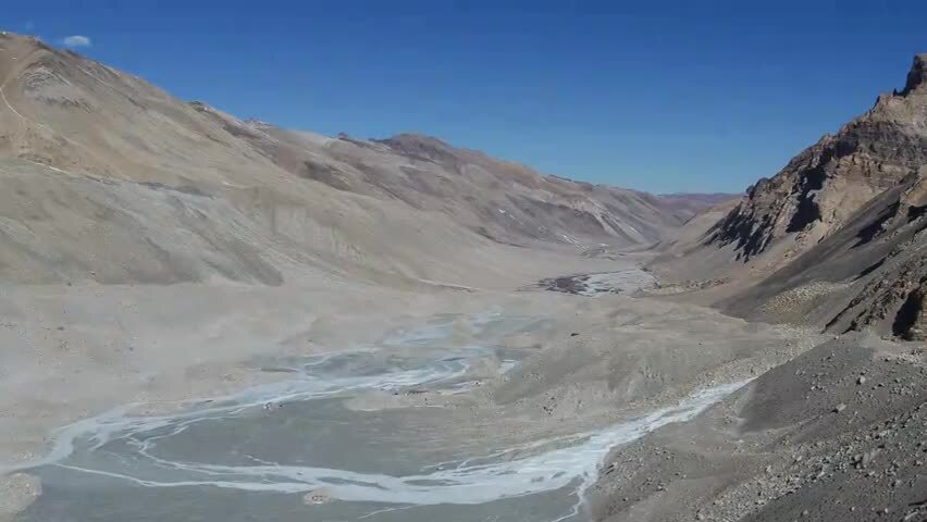 晴朗天气下珠穆朗玛峰