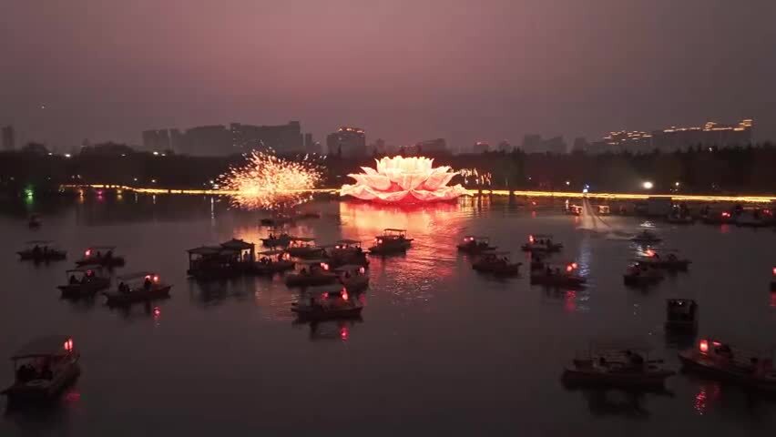 打铁花民俗节日表演合集