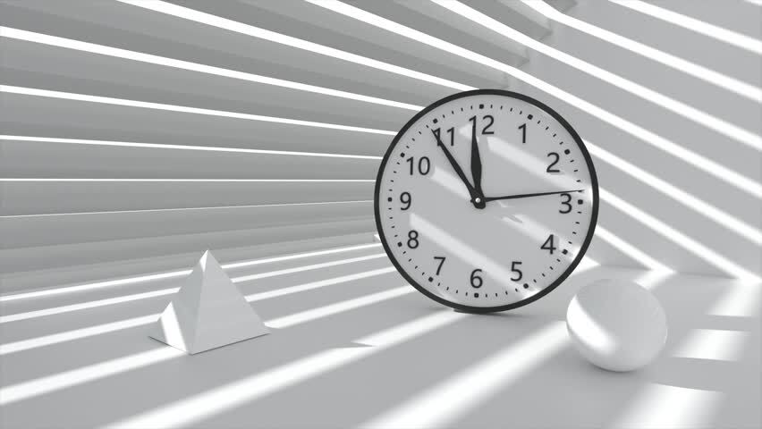 时间钟表光阴流逝创意空镜