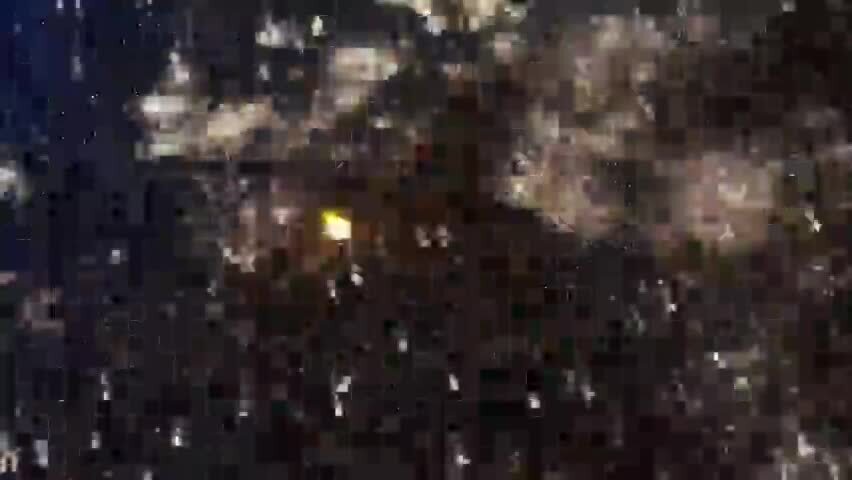 非遗打铁花4k升格航拍