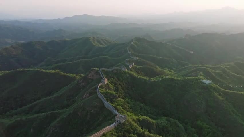 中国万里长城日出