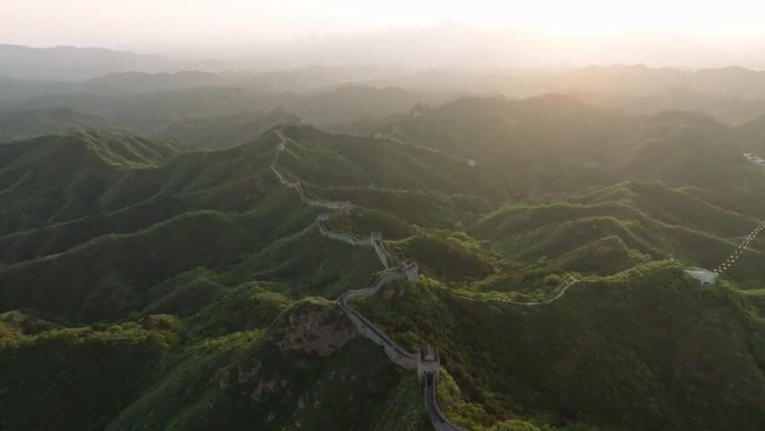 中国万里长城日出