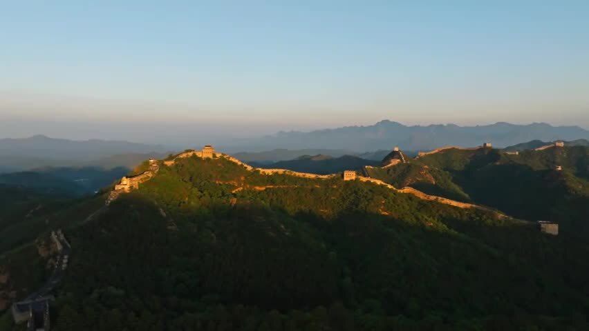 中国万里长城日出