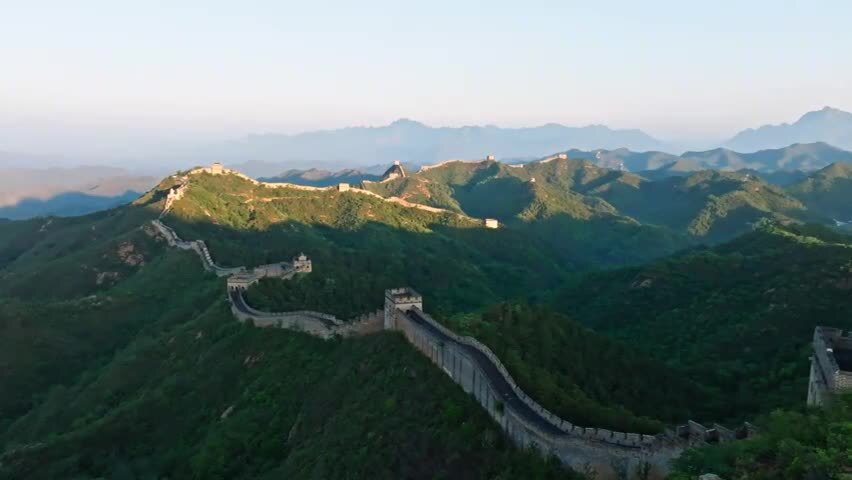 中国万里长城日出