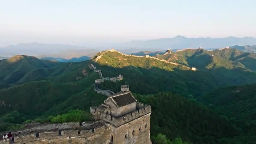 中国万里长城日出