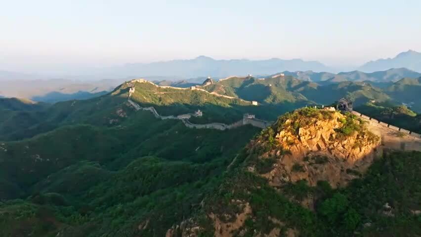 中国万里长城日出