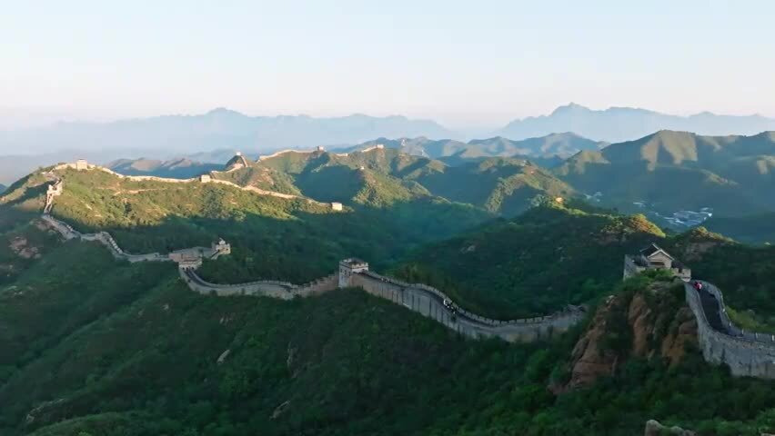 中国万里长城日出