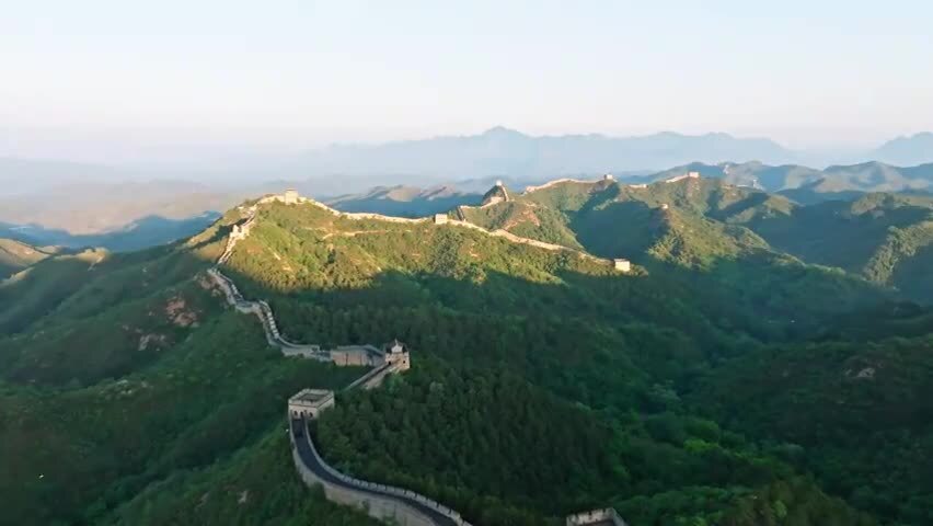 中国万里长城日出