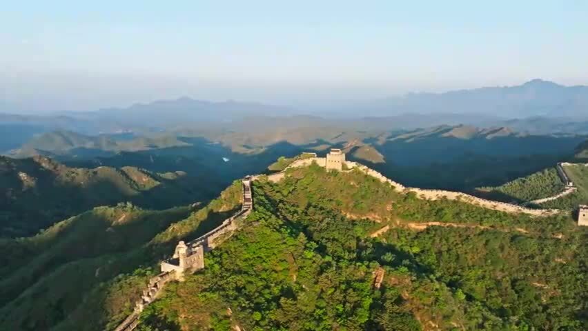 中国万里长城日出