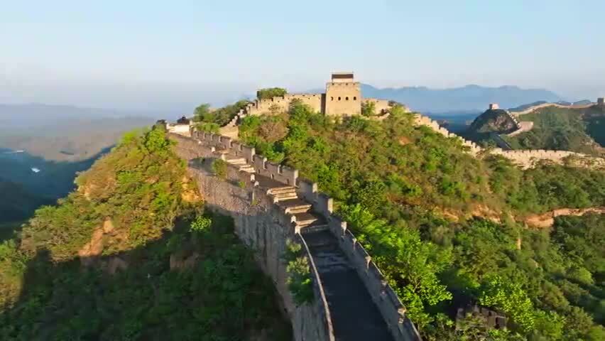 中国万里长城日出