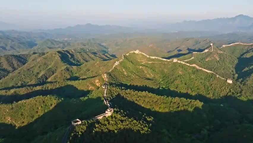 中国万里长城日出