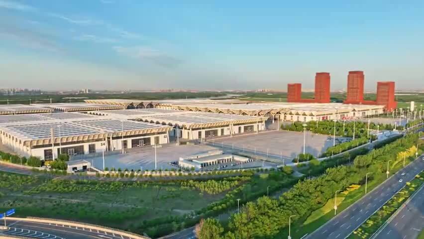 航拍国家会展中心