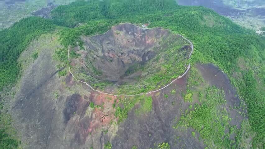 黑龙江五大连池火山群航拍