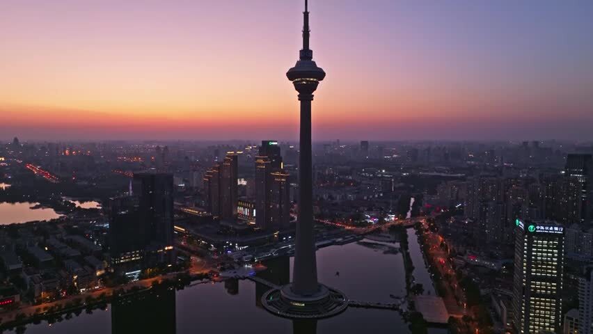 天津广播电视塔航拍