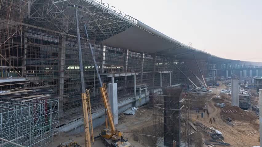 郑州新郑机场在建延时