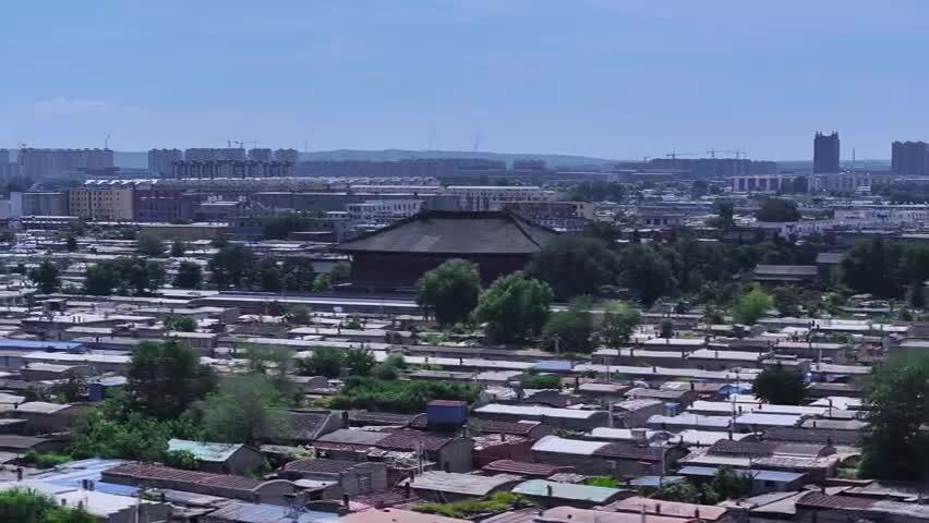 辽宁锦州义县奉国寺辽代古塔古建筑
