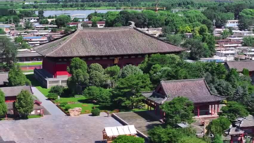 辽宁锦州义县奉国寺辽代古塔古建筑