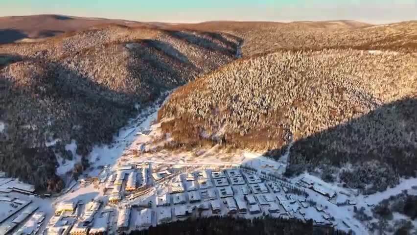 东北黑龙江牡丹江中国雪乡童话世界