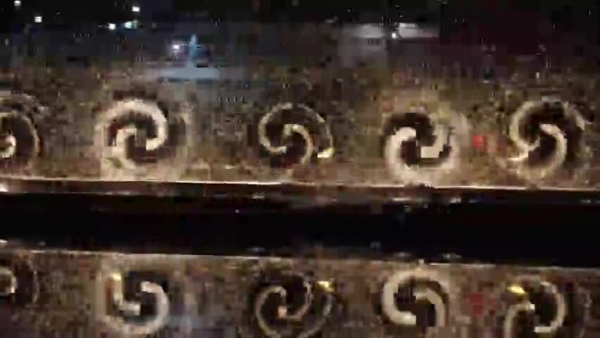 4k实拍高帧率非遗打铁花