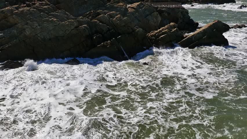 大海美丽海面风光航拍