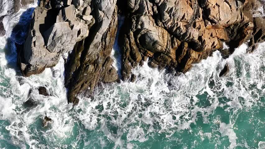 大海美丽海面风光航拍