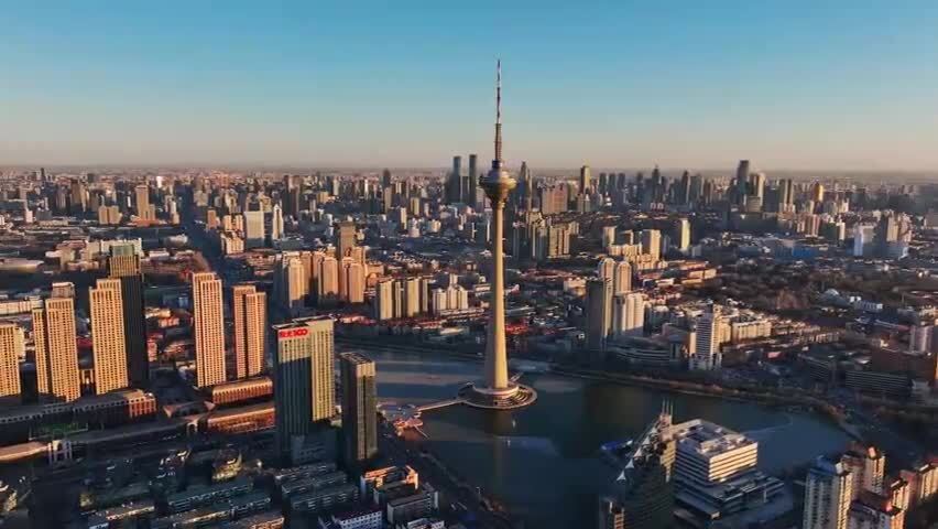 天津广播电视塔航拍
