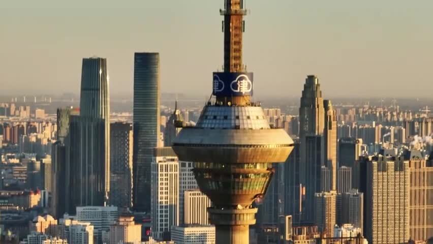 天津天塔长焦航拍