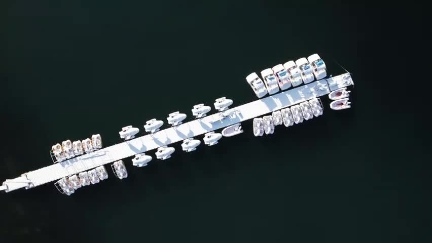 大连星海湾雪后航拍