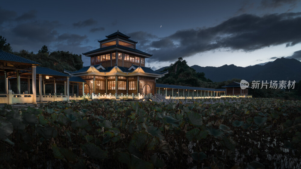 福州大学福友阁夜景