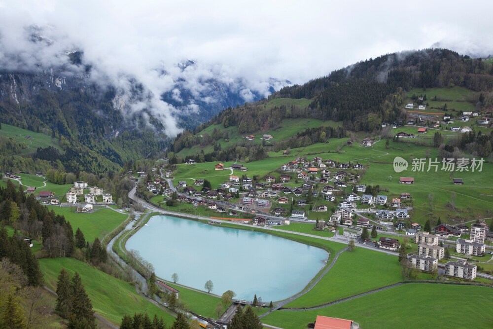 瑞士铁力士峰雪山