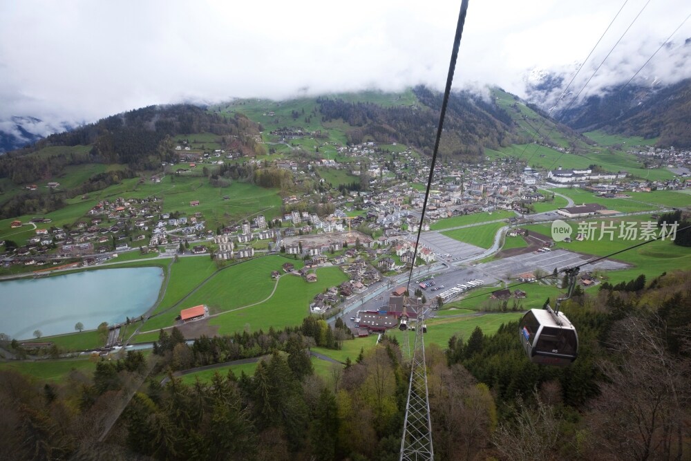 瑞士铁力士峰雪山