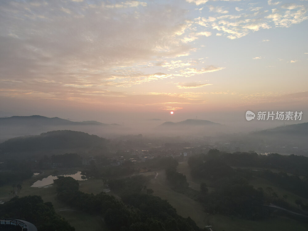 罗浮山日出云海