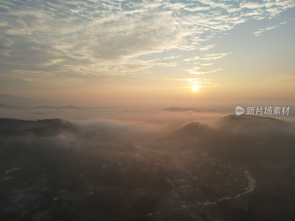 罗浮山日出云海