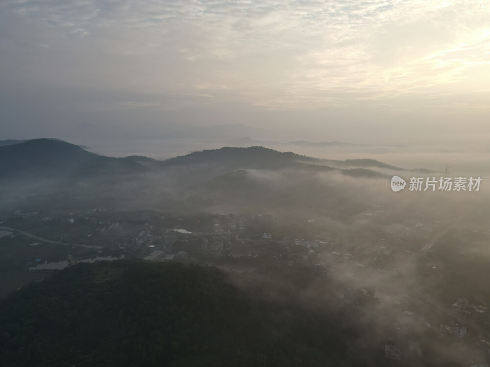 罗浮山日出云海