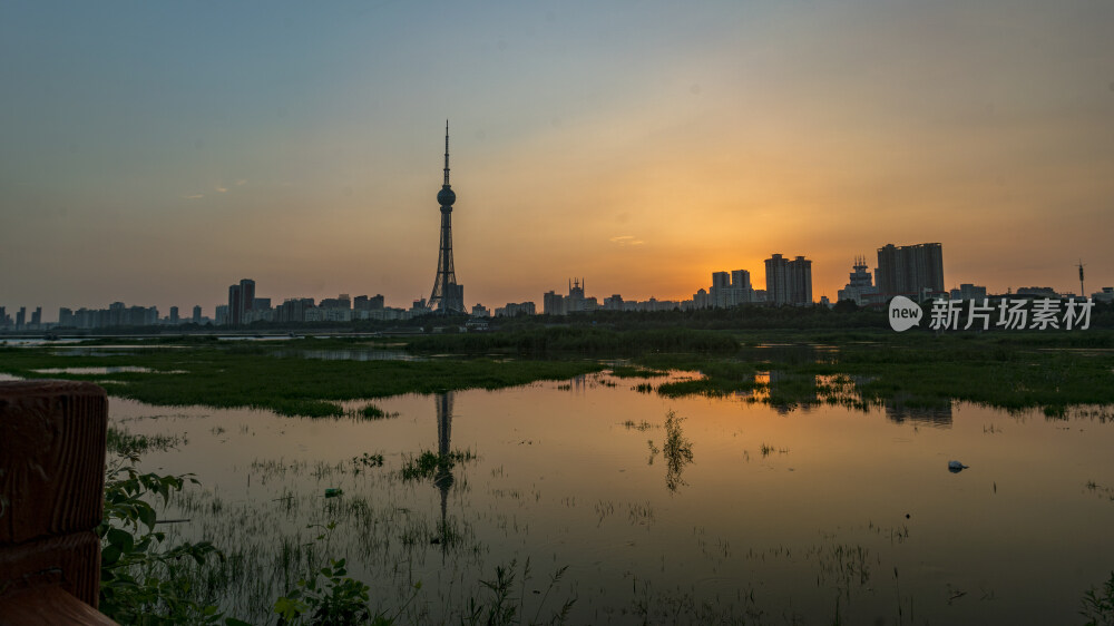 洛阳电视塔晚霞