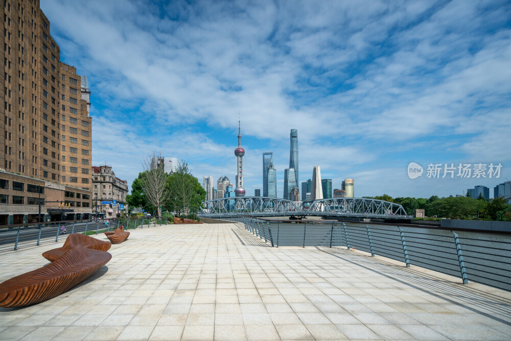 上海浦东陆家嘴建筑全景