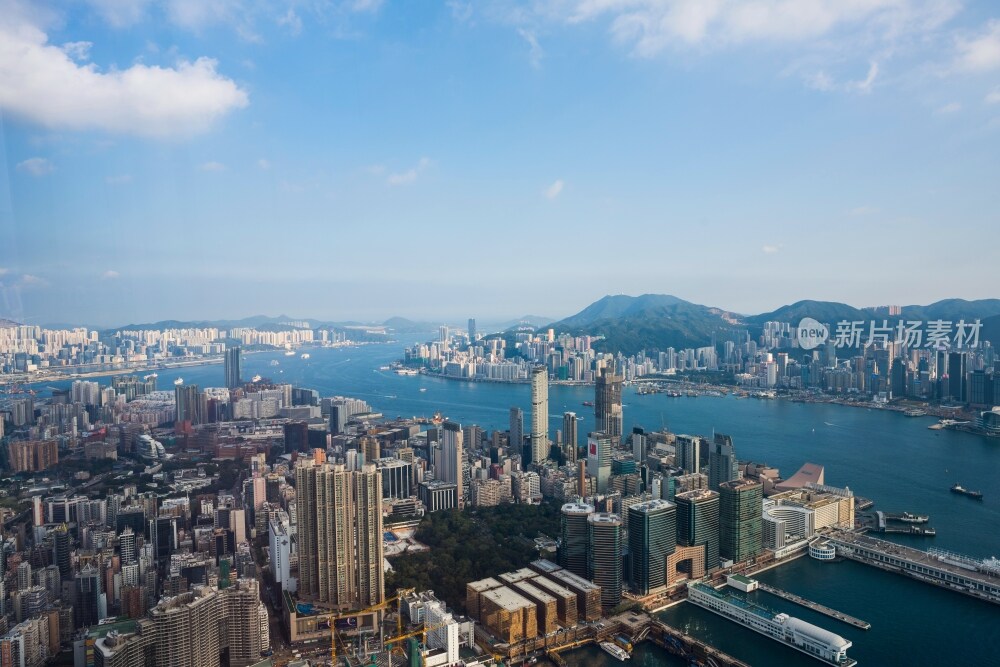 高视角看香港城市景观