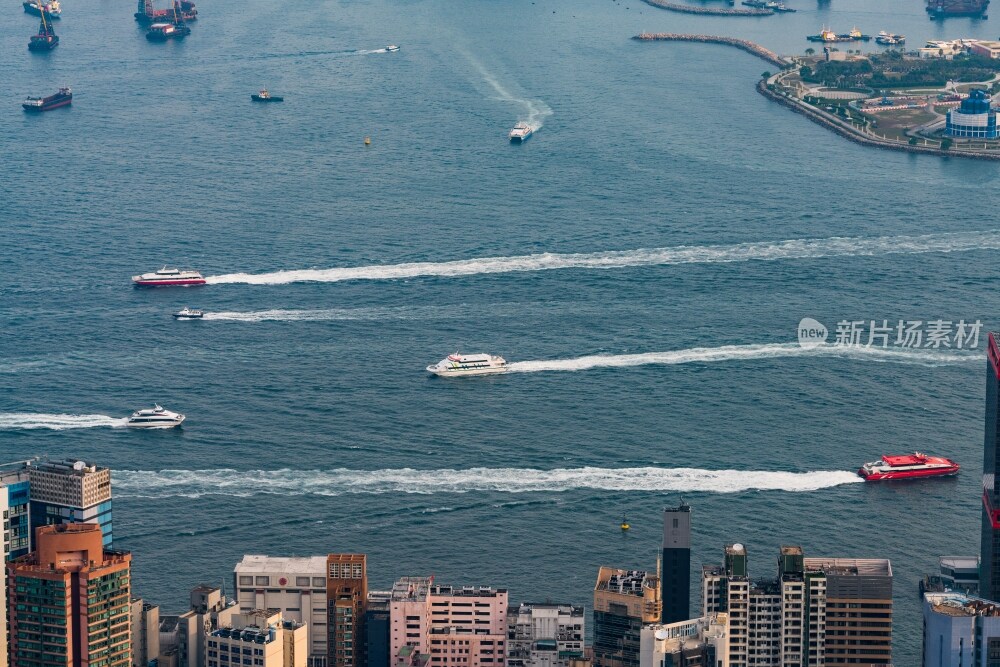 高视角看香港城市景观